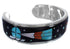 Multicolor Native American Mesa Design Cuff Bracelet YS67655